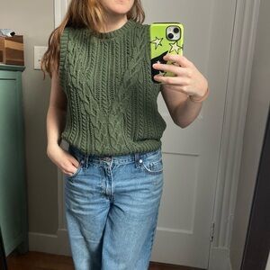 Rachel Zoe Olive Knit Sweater